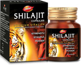 Dabur Shilajit Capsules Natural Strength and Stamina Booster - Mumzar
